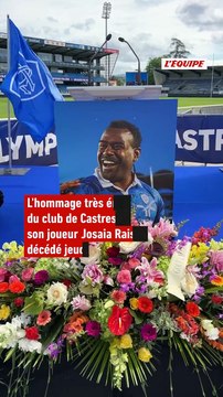 Castres rend hommage à Josaia Raisuqe - Rugby - Disparition