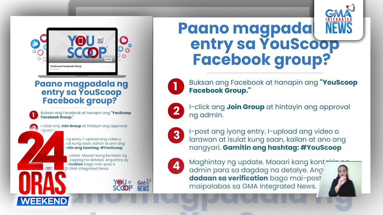 Video at larawan kaugnay sa Eleksyon 2025, maaaring ipadala ng mga YouScooper sa GMA Integrated News Digital Action Center | 24 Oras Weekend