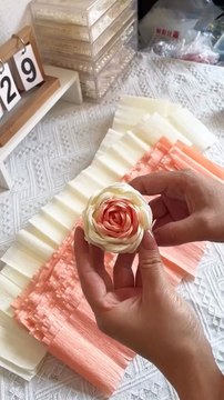 DIY Paper Rose Tutorial via: @dora.flower.designLearn how to make beautiful DIY paper roses in this easy step-by-step video tutorial. Perfect for home decor, gifts, or special occasions!