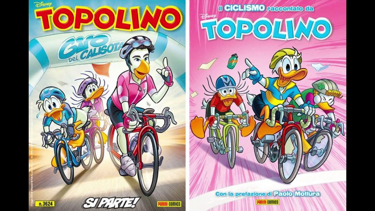 Vincenzo Nibali su Topolino per il Giro d'Italia 2025