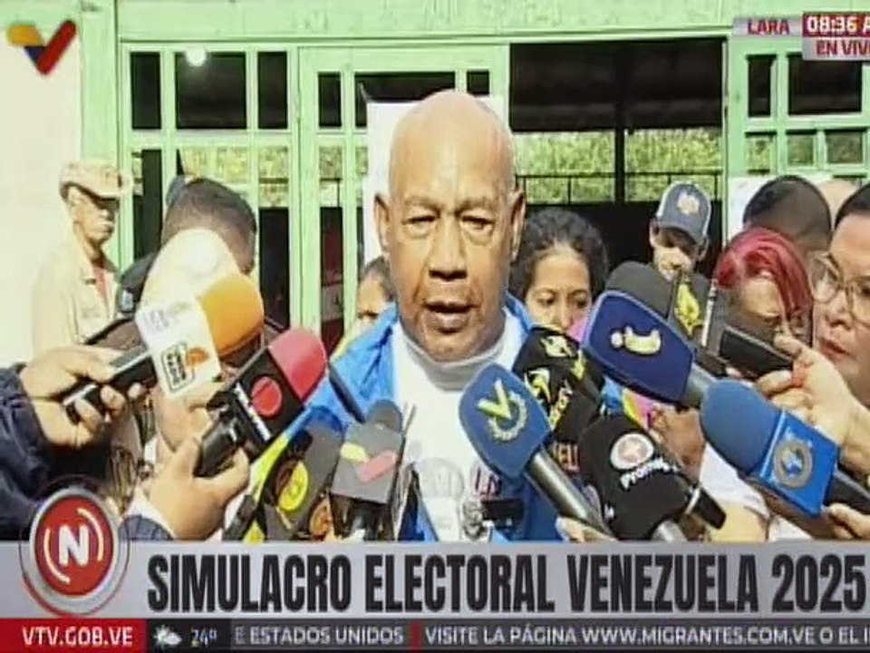 Lara | Candidato Luis Reyes Reyes participa en el simulacro electoral y llama al pueblo a participar