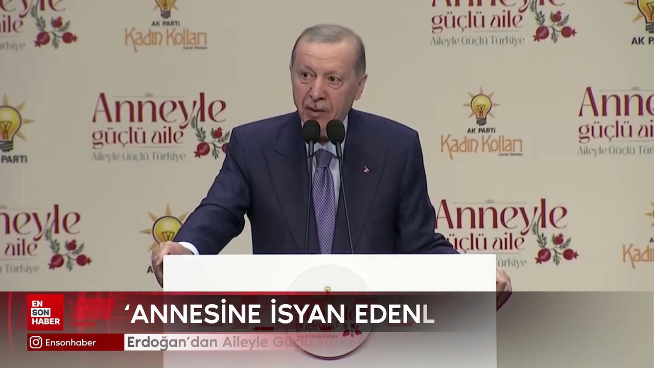 Cumhurbaşkanı Erdoğan'dan Aileyle Güçlü Türkiye Programı'nda açıklamalar
