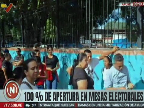 Apureños acuden a centros electorales para ejercer su derecho al voto en este simulacro