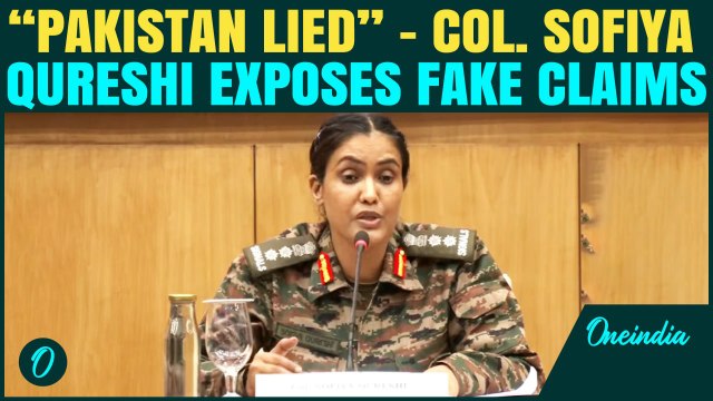 Col. Sofiya Qureshi Slams Pakistan's Lies on Internet | India Destroys Pak Airfield, Crushes Offense