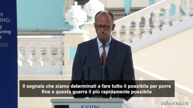 Merz a Kiev: fare tutto possibile per finire guerra prima possibile