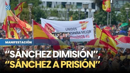 La ciudadanía pide a Sánchez su dimisión y la convocatoria inmediata de elecciones