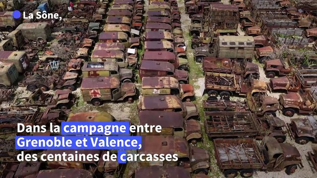 En Isère, un surplus géant de véhicules militaires