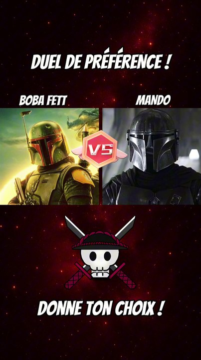 Tu préfère lequel de ces deux personnages Star Wars ?