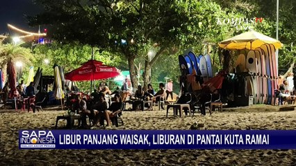 Suasana Penuh Sesak Wisatawan di Pantai Kuta Bali hingga Malioboro Jogja saat Libur Panjang Waisak