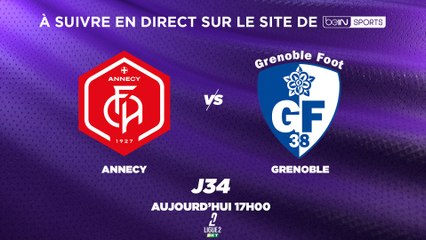Vivez le match FC Annecy -GF38 en direct sur notre site web