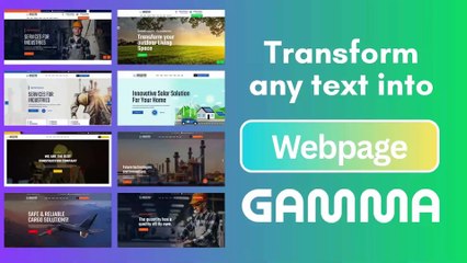 How to Create a Professional Landing Page in Minutes Using Gamma AI