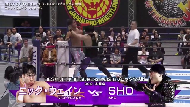 SHO vs Nick Wayne - Best Of The Super Junior 32 Block B Match: NJPW Best Of The Super Junior 32 Day 1 (5/10/2025)