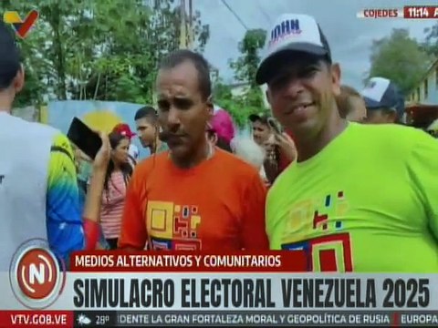 Cojedes | Candidato John Moreno destaca la masiva participación del pueblo en el simulacro electoral