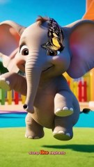 Stomp Like an Elephant! 🐘 | Animal Song for Kids #Shorts