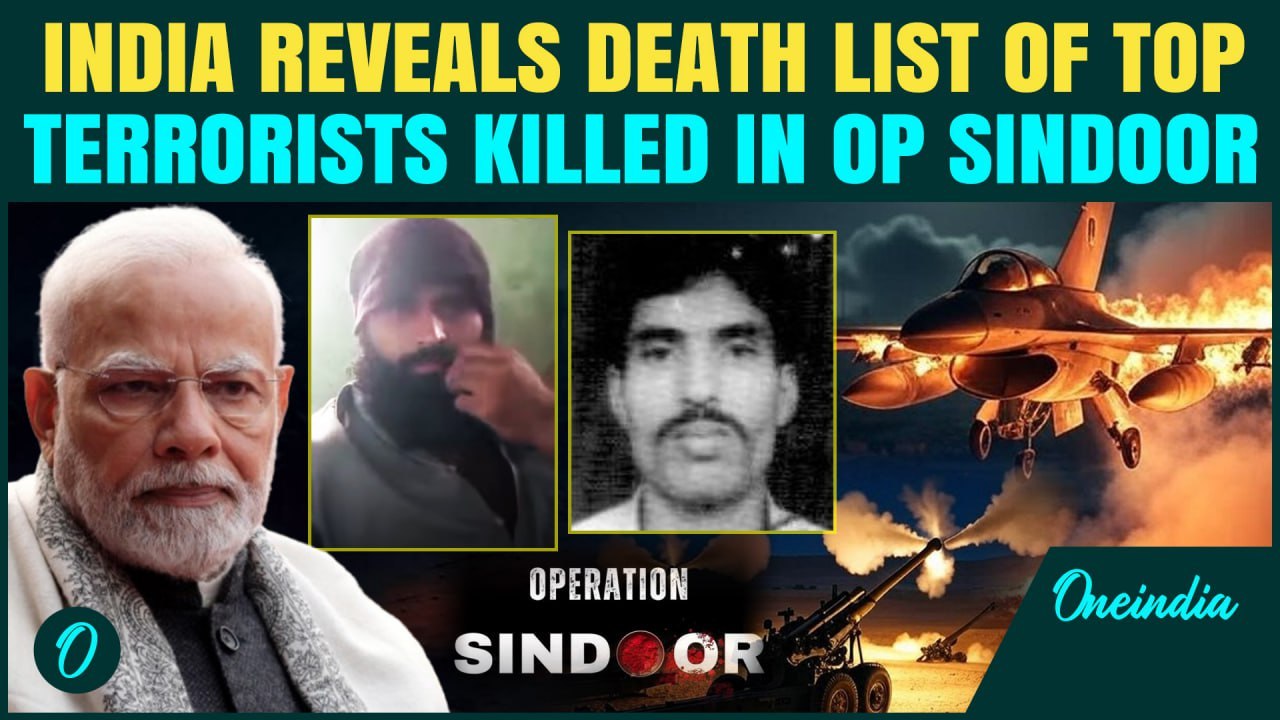 India REVEALS Terrorists ELIMINATED in Operation SINDOOR | Masood Azhar’s JEM Network Crushed