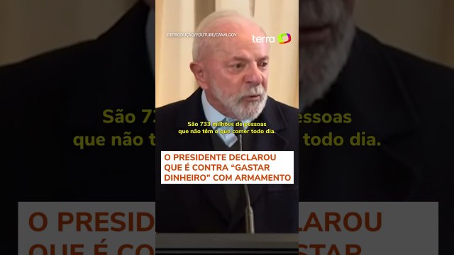 Na Rússia, Lula afirma que conversou com Putin sobre guerra na Ucrânia #shorts