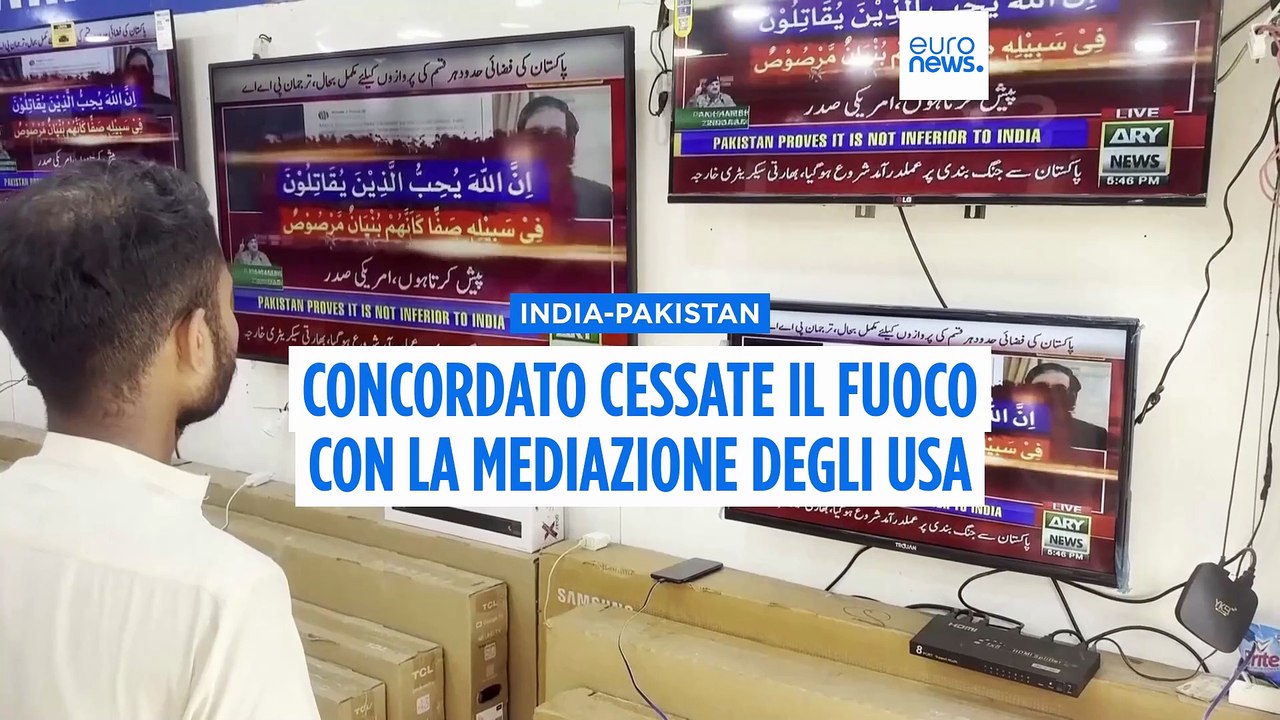 India e Pakistan raggiungono cessate il fuoco con la mediazione Usa, nuove esplosioni in Kashmir