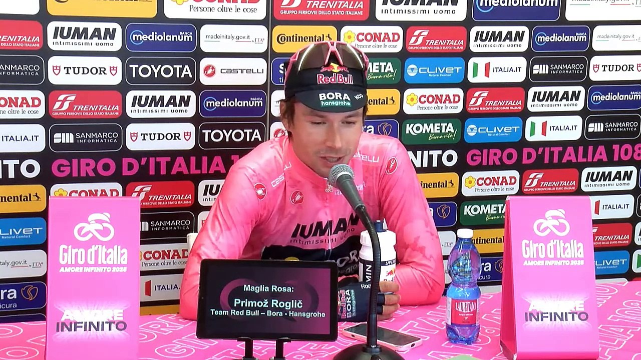 Cycling - Giro d'Italia 2025 - Primoz Roglic : "It was really close... but I am super happy about it"