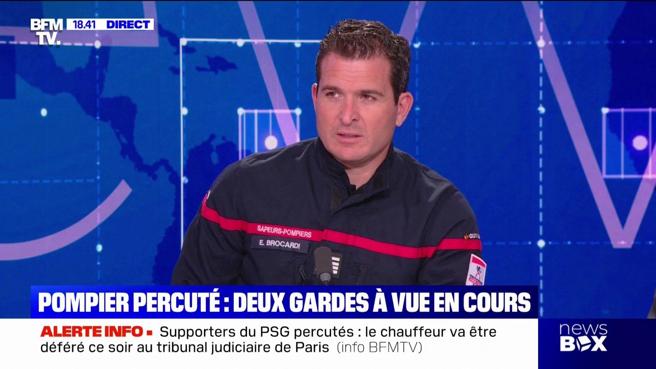 Pompier percuté à Évian-les-Bains: "C'est une chose inqualifiable", déplore Éric Brocardi (Fédération nationale des sapeurs-pompiers de France)