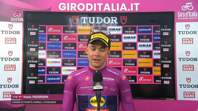 Cycling - Giro d'Italia 2025 - Mads Pedersen : I was here to keep the pink jersey...