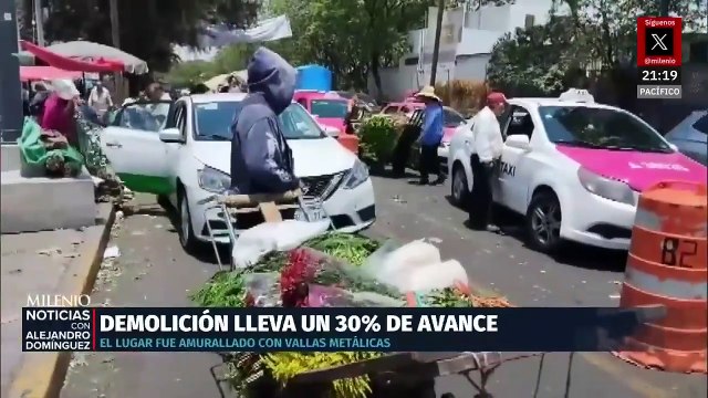 Comerciantes de flores siguen afectados por daños de incendio del 9 de febrero en Central de Abasto