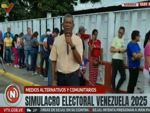 Medios alternativos y comunitarios se unen a la cobertura del simulacro electoral en el edo. Barinas