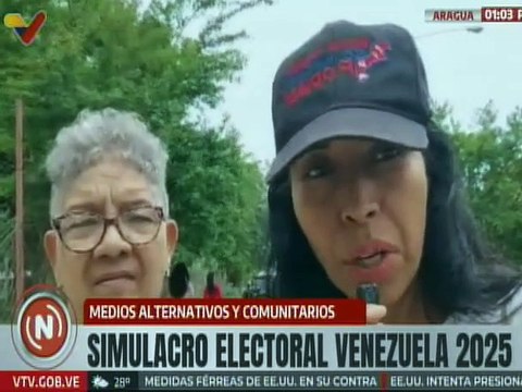 Aragua I Electores del centro de votación Simoncito III destacan efectividad del proceso electoral