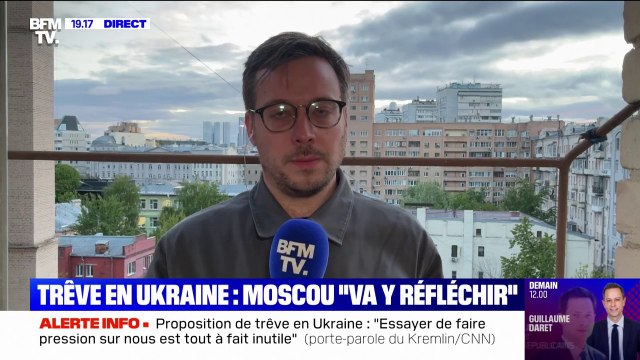 Trêve en Ukraine: le Kremlin indique qu'il va réfléchir à la proposition de cessez-le-feu présentée par les alliés occidentaux de Kiev