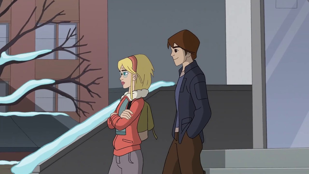 The Spectacular Spider-Man - Peter & Gwen Almost Kiss (S2E7) _ Movieclips_1080p