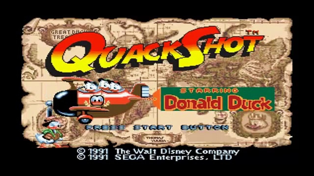 Introduction QuackShot starring Donald Duck