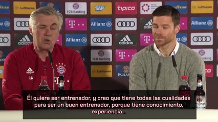 La premonición de Ancelotti con Xabi: "Tiene todas las cualidades para ser un gran entrenador"