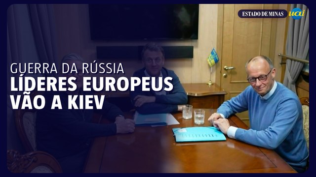 Líderes de França, Alemanha, Reino Unido e Polônia viajam juntos a Kiev