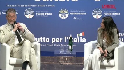 Giuli: «Cultura di sinistra era potente, ora ha solo i comici»