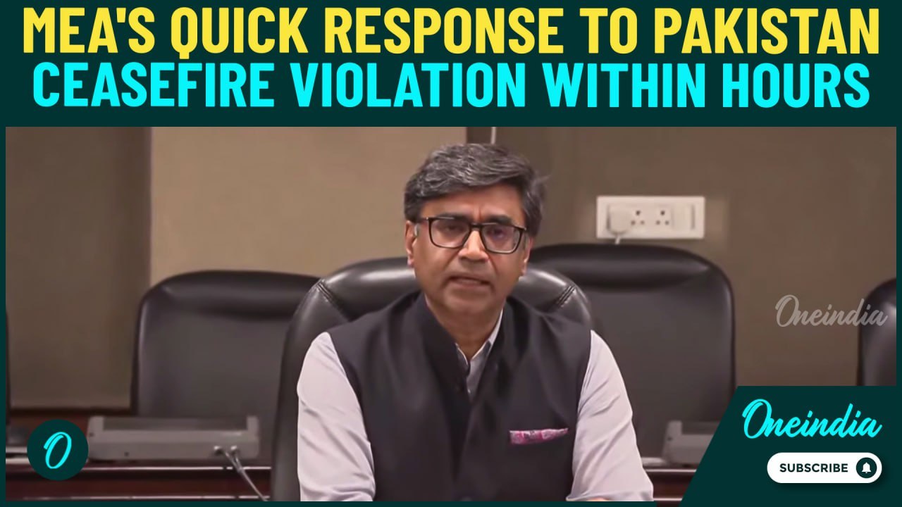India-Pakistan Ceasefire Shattered? Vikram Misri Accuses Pak of Intrusion After Deal-MEA Briefing