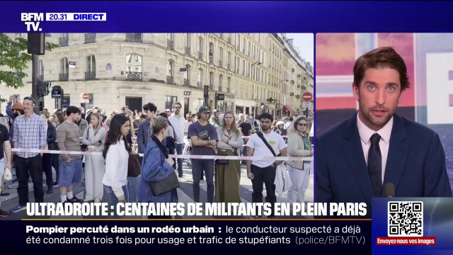 L'ENQUÊTE DU 20H - Manifestation de l'ultradroite: plusieurs centaines de militants en plein Paris
