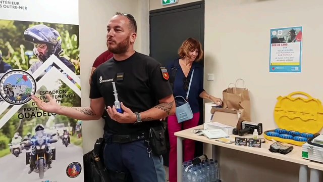 [GUADELOUPE] Sortie pédagogique et premiers secours : La gendarmerie encadre les motards à Jarry