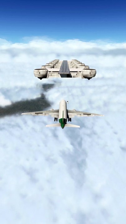 Aerial Airport in The SKY, Imaginary