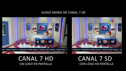 Comparación entre Canal 7 HD y SD de Santiago del Estero
