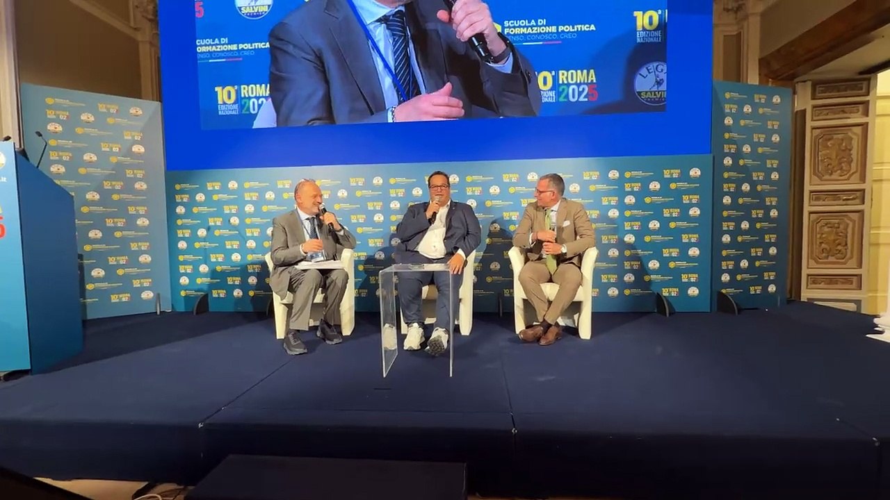 Durigon - In diretta dalla Scuola di Formazione Politica della Lega (10.05.25)