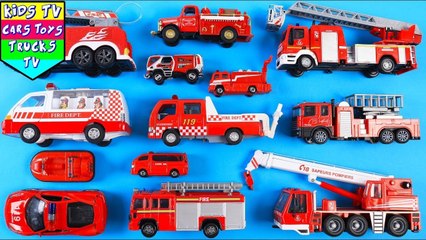 Learn About Fire Vehicles for Kids 🚒 | Fun Toy Videos + DIY & Unboxing | Kids TV Cars Toys Trucks