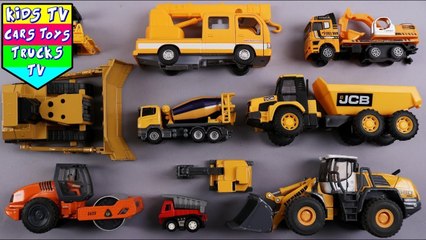 Learn Names & Sounds of Construction Vehicles | Fun Educational Video for Kids