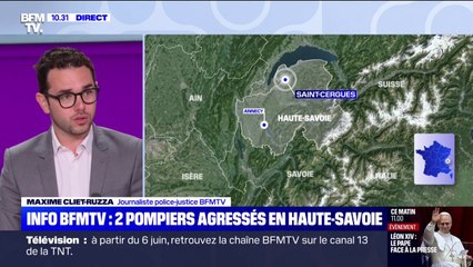 Haute-Savoie: deux pompiers agressés par un homme alcoolisé alors qu'ils intervenaient sur un accident de la route