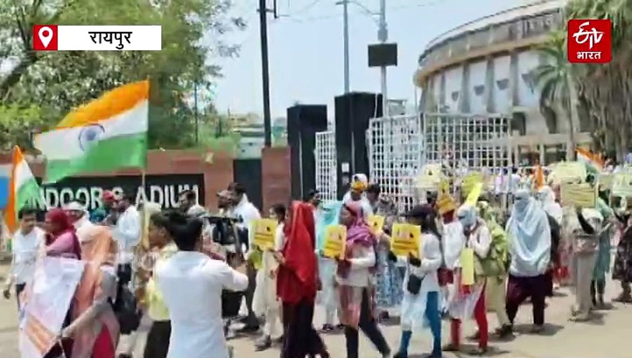 बर्खास्त बी.एड. प्रशिक्षित सहायक शिक्षकों ने निकाली आभार रैली, सीएम साय का जताया आभार