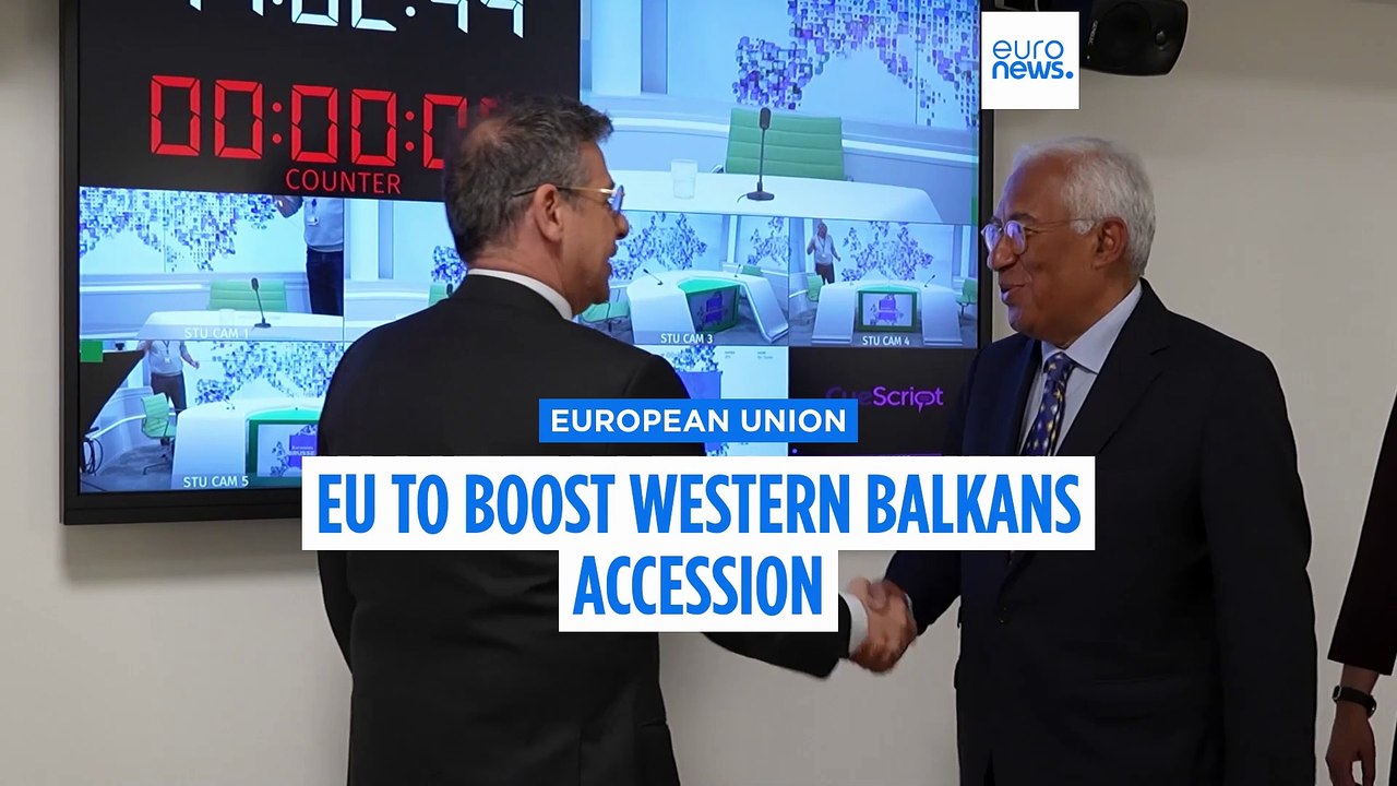 Albania and Montenegro could join the EU before the others, Costa tells Euronews