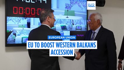 Albania and Montenegro could join the EU before the others, Costa tells Euronews