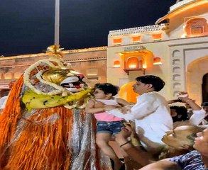 Narasimha Jayanti Mahotsav 2025: जयपुर में नगर भ्रमण पर निकलते हैं भगवान नृसिंह, आशीर्वाद लेने की मचती है होड़, देखें वीडियो