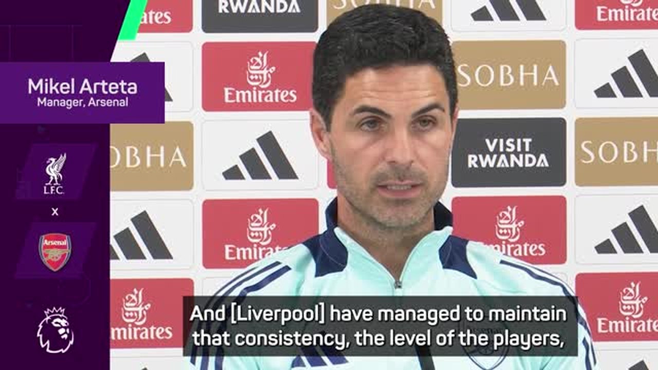 Liverpool's lack of injury issues was key to title win - Arteta