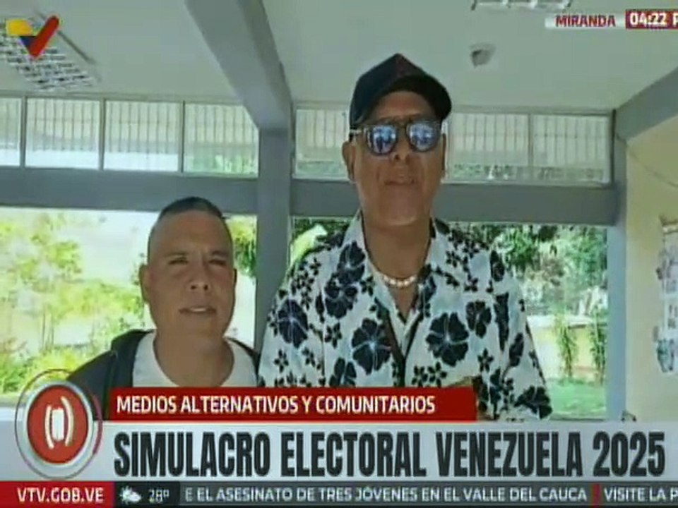 Mirandinos asisten al simulacro electoral e invitan al pueblo a participar de cara al 25M