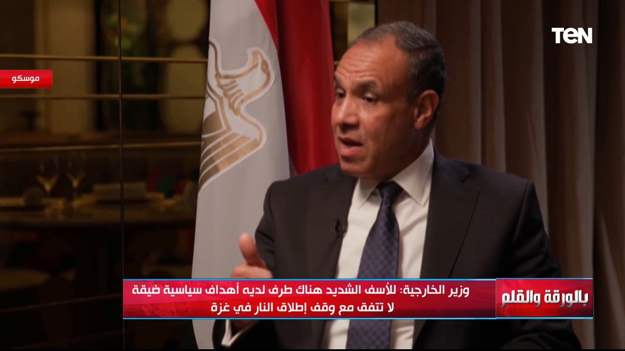 وزير الخارجية: ماتقوم به إسرائيل أمر غير مسبوق ..ومنع دخول المساعدات تعسف وتمادي في انتهاك القانون