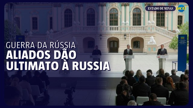 Aliados da Ucrânia dão ultimato à Rússia para que aceite trégua de 30 dias